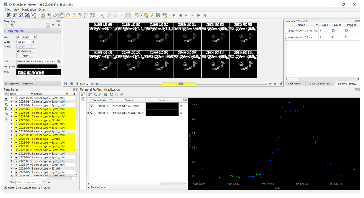 The EO Time Series Viewer plugin for QGIS applications